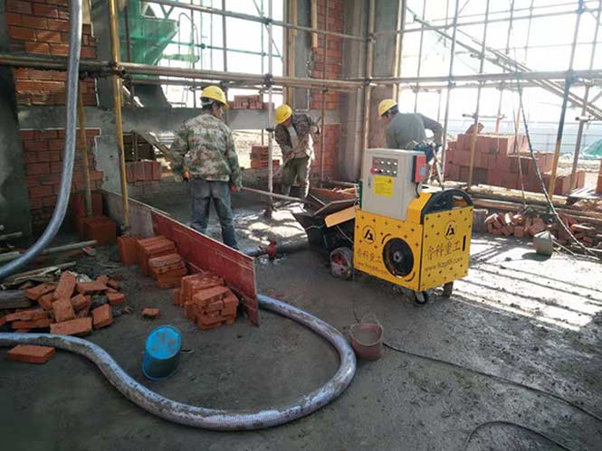 小型民用混凝土輸送泵合作中核華興安徽三棵樹項目 小型民用混凝土輸送泵合作中核華興安徽三棵樹項目