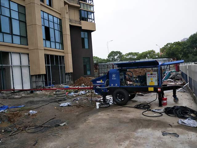 合肥細石混凝土泵合作中大通工程三龍花園項目 合肥細石混凝土泵合作中大通工程三龍花園項目